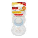 NUK Star Latex Soother Twin Pack 0-6Months