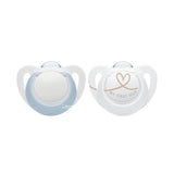NUK Star Latex Soother Twin Pack 0-6Months