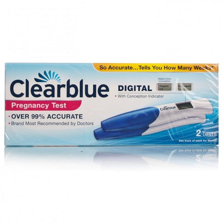 Clearblue Digital Pregnancy Test Kit with Conception Indicator – a sensitive, reliable home pregnancy test