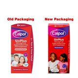 Calpol Six Plus Sugar Free Strawberry
