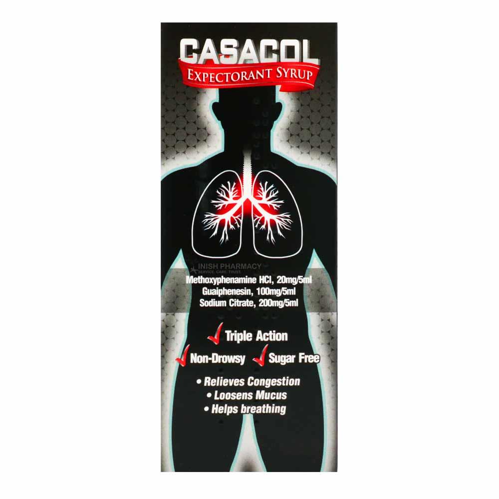 Casacol Expectorant Syrup | Pharmacy Healthcare – Inish Pharmacy