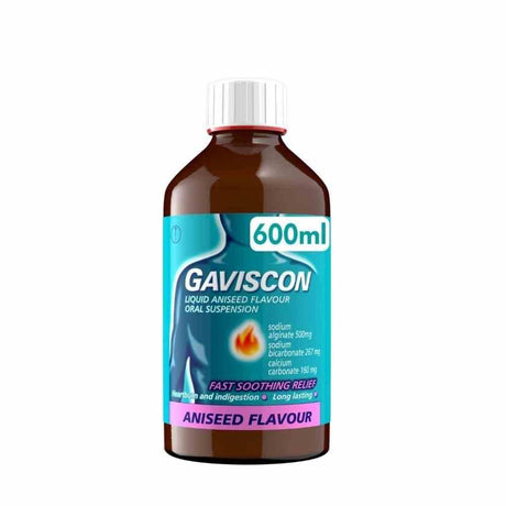 Gaviscon Liquid Aniseed – provides effective relief from acid reflux and heartburn