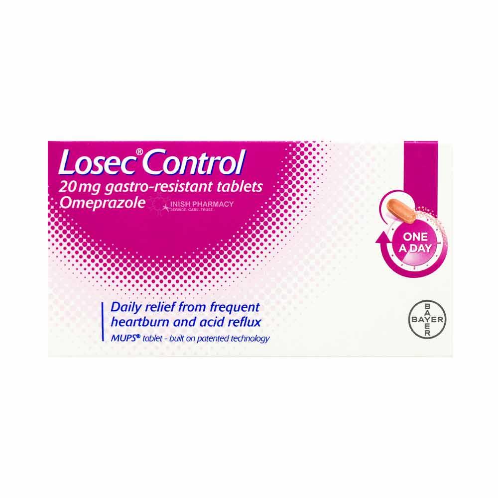 Losec Control Omeprazole Tablets | Pharmacy Healthcare – Inish Pharmacy