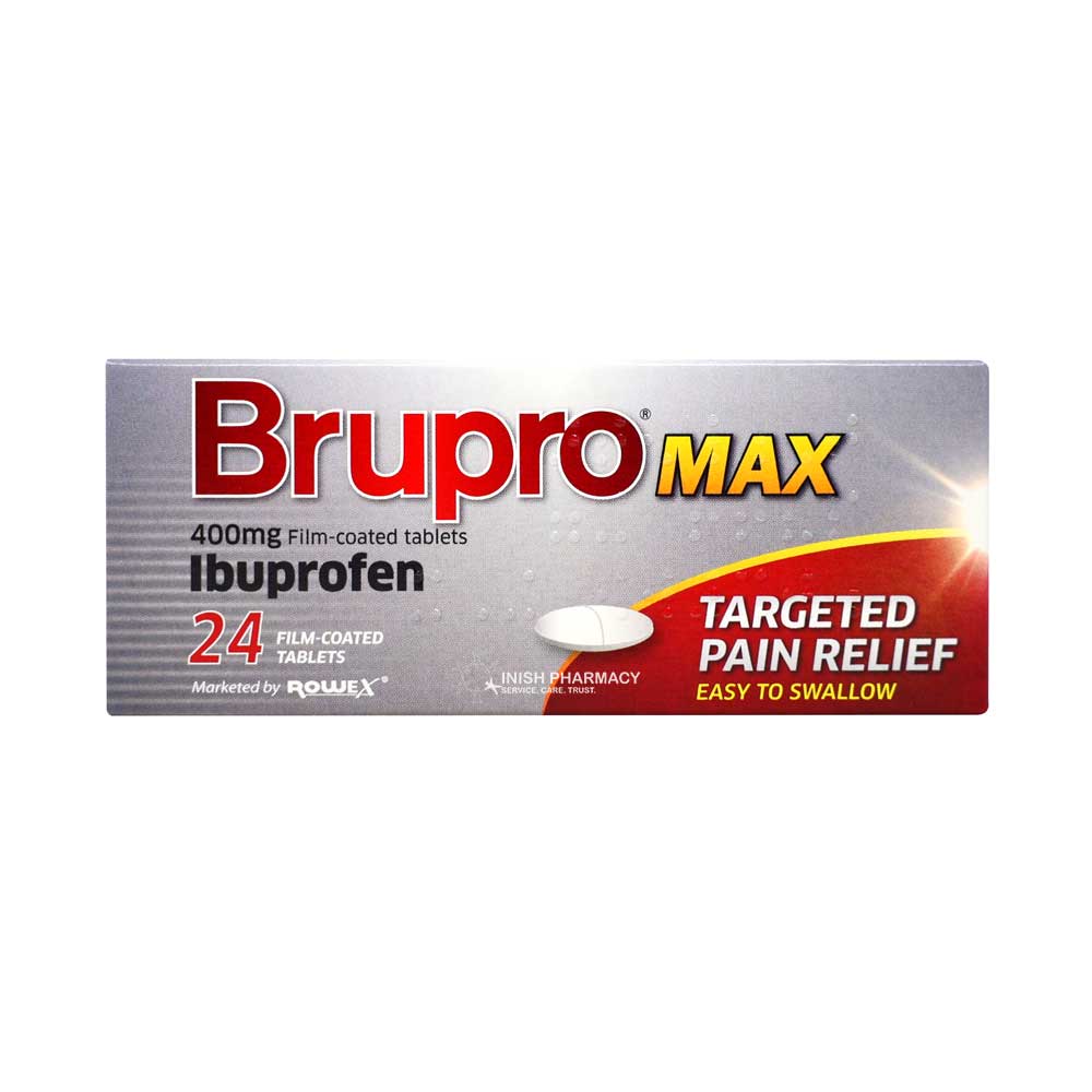 Brupro Max Ibuprofen 400mg Tablets