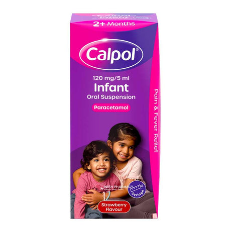 Calpol Infant 2m+ Strawberry – relieves pain and fever in children