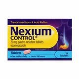 Nexium Control Esomeprazole Tablets – provides effective relief from acid reflux and heartburn