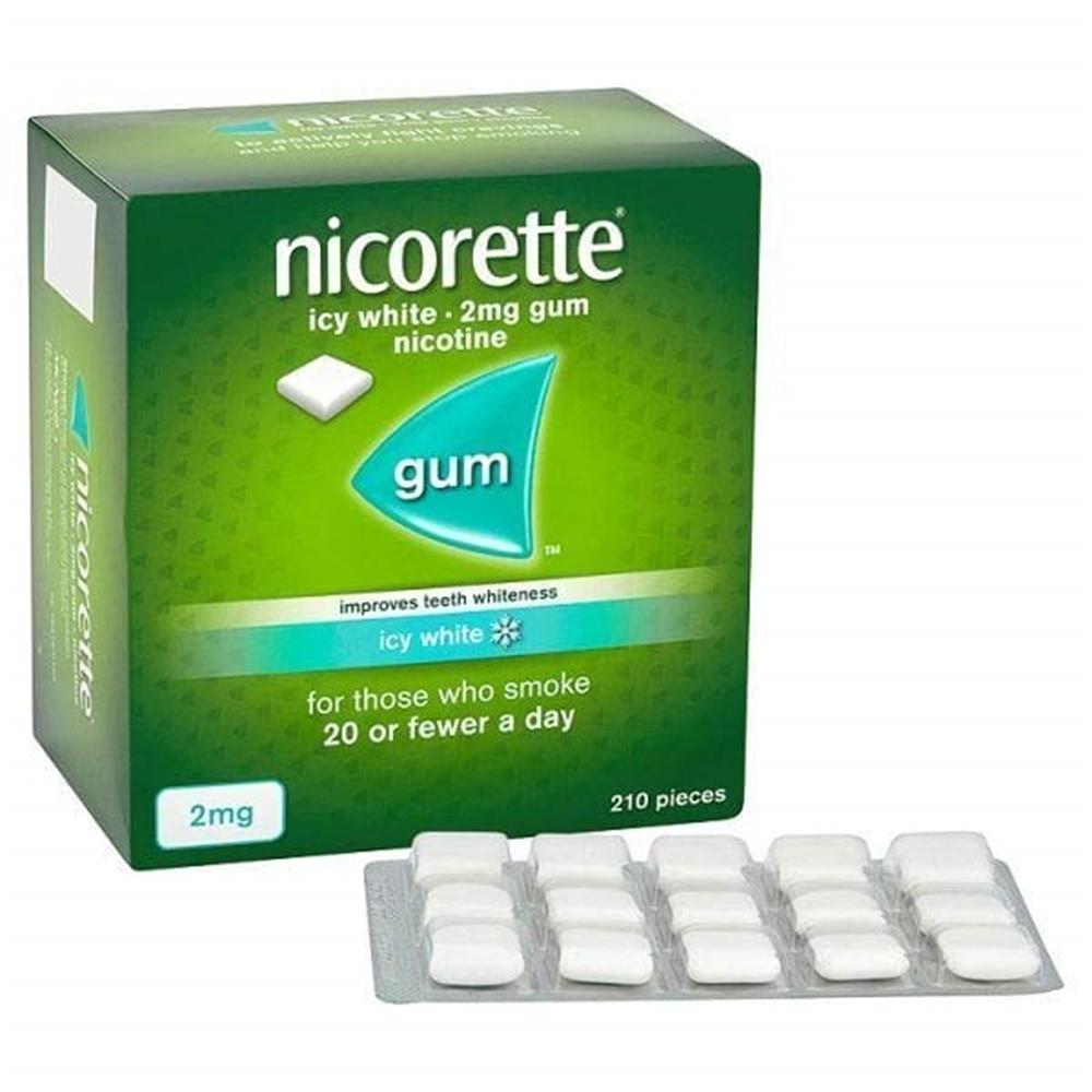 Nicorette Icy White Gum