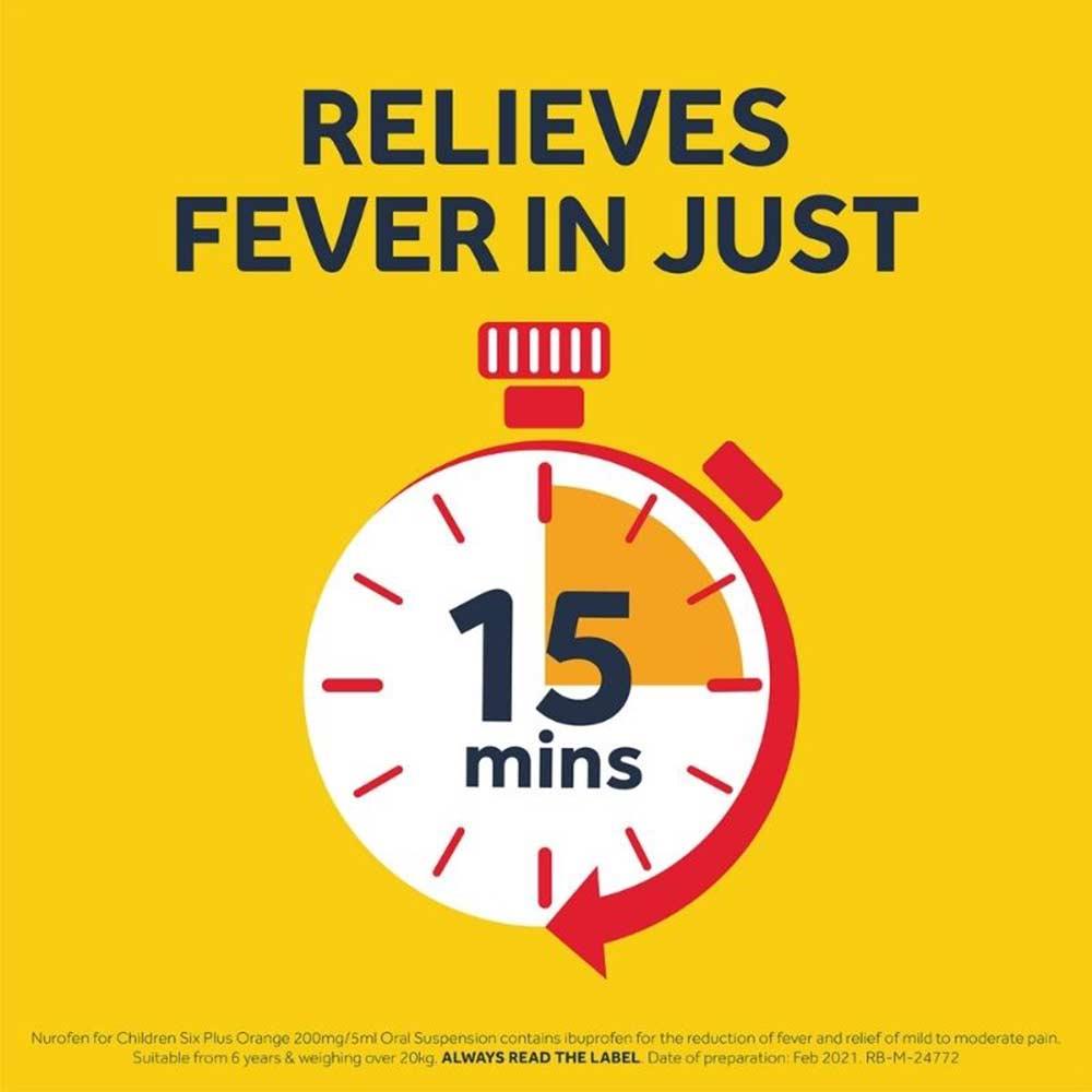 Nurofen For Children Six Plus Orange