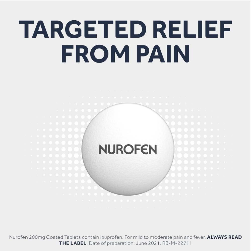 Nurofen Ibuprofen 200mg Coated Tablets
