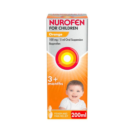 Nurofen For Children 3m+ Orange – provides effective pain relief