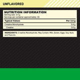 Optimum Nutrition Micronised Creatine Powder 55 Servings 187g