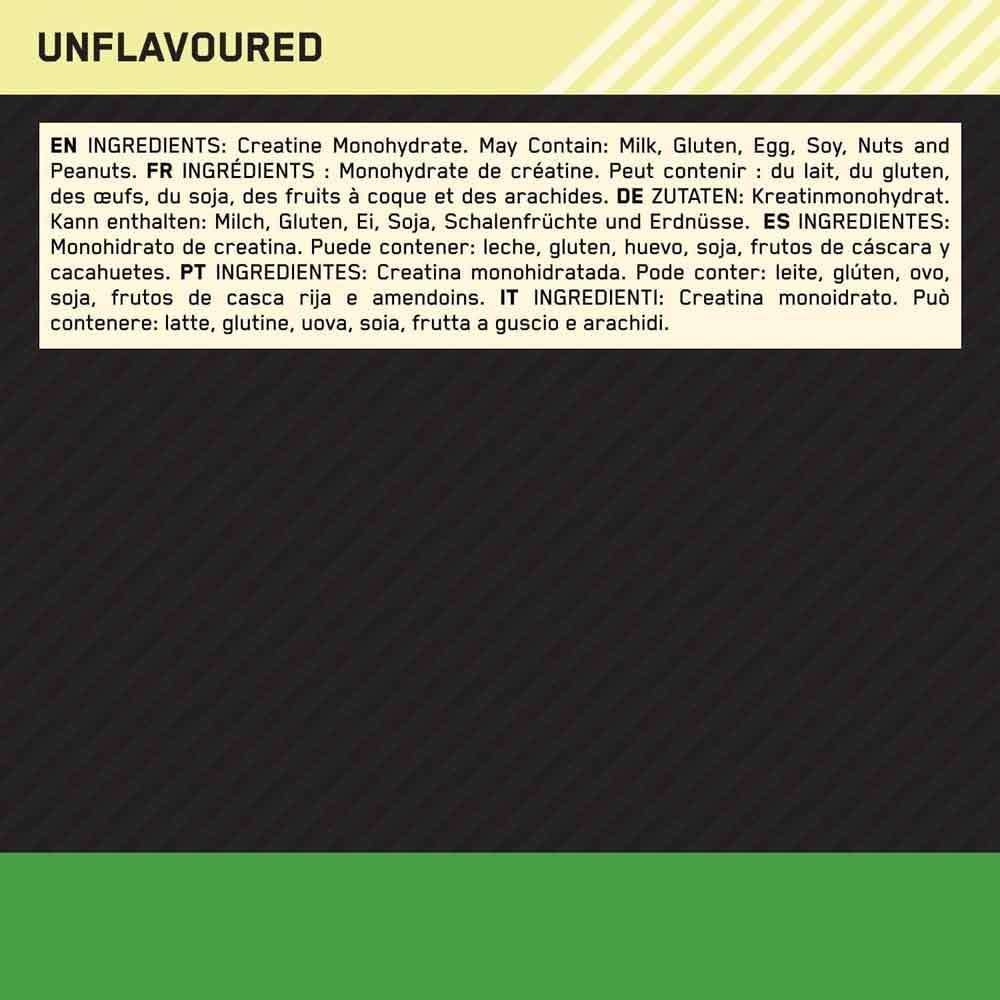 Optimum Nutrition Micronised Creatine Powder 55 Servings 187g