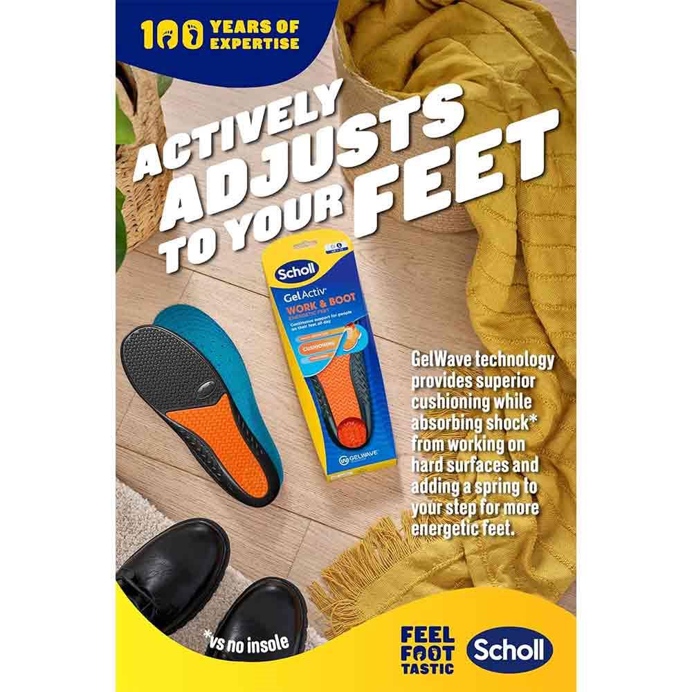 Scholl Gel Activ Work &  Boot Insoles