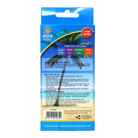 Sure Travel Flight Socks