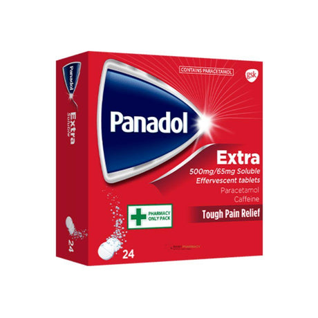 Panadol Extra Soluble 500mg 24 Tablets – provides effective pain relief