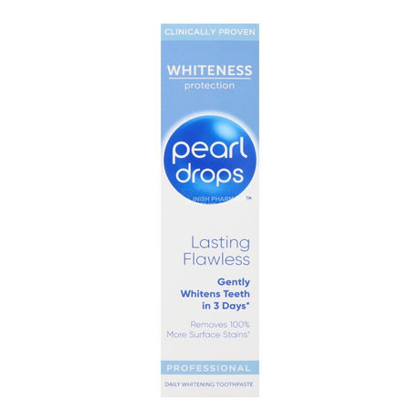 Pearl Drops Lasting Finish Professional Daily Whitening Toothpaste 75ml – whitens teeth for a brighter smile