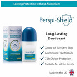 Perspi-Shield Aluminium Free Deodorant 72Hr Roll-On 50ml