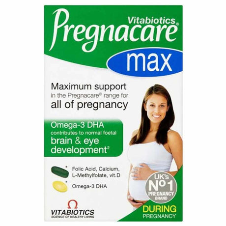 Vitabiotics Pregnacare Max Dual Pack 84 Tablets/Capsules – for everyday women's health and wellbeing