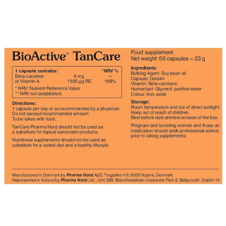 Pharma Nord TanCare 60 Capsules