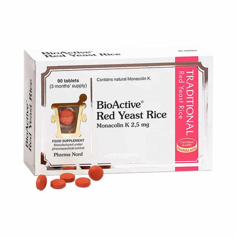 Pharma Nord BioActive Red Yeast Rice 90 Tablets – to support healthy heart function