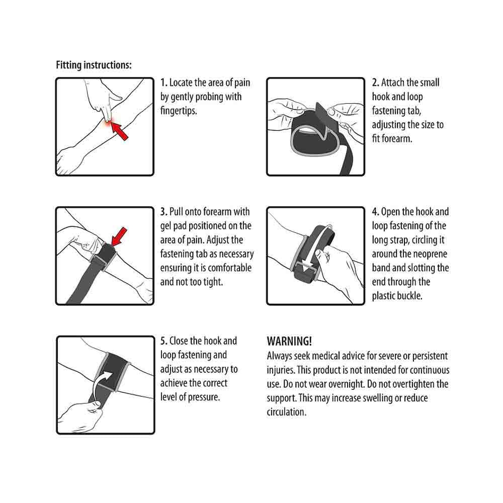 Protek Neoprene Tennis Elbow Support Universal