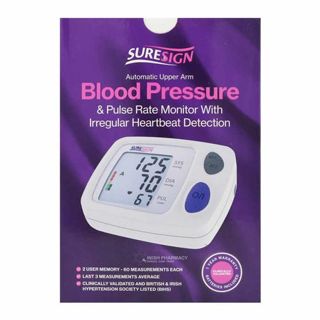 Suresign Blood Pressure & Pulse Monitor – for everyday health and wellbeing