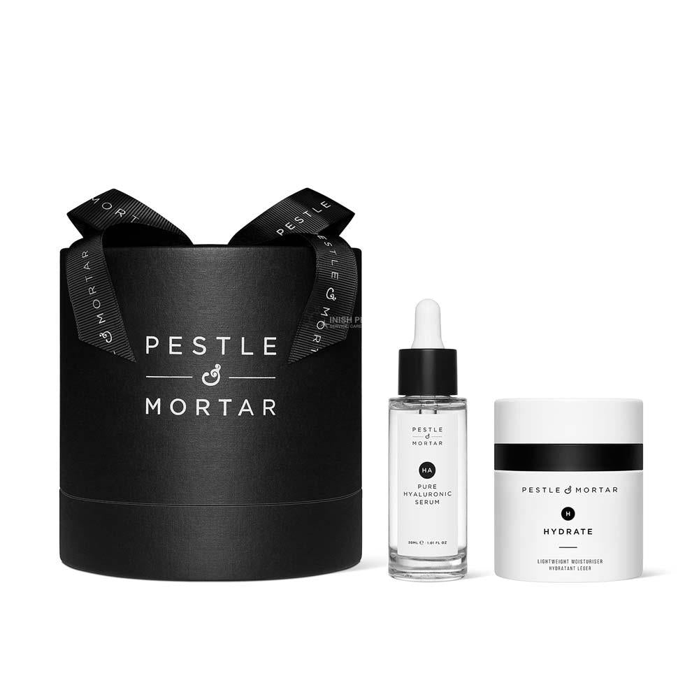 Pestle & Mortar Pure Hyaluronic Serum + Hydrate Moisturiser Duo
