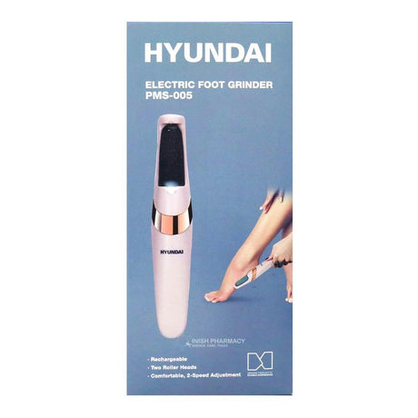 Hyundai Rechargeable Electric Foot File – dermatologist-developed for healthy skin