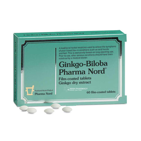Pharma Nord Ginkgo Biloba 60 tablets – vitamins and minerals to support energy and wellbeing