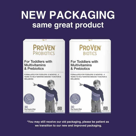 Pro-Ven Probiotics Lactobacillus & Bifidus for Toddlers 30 Days Supply