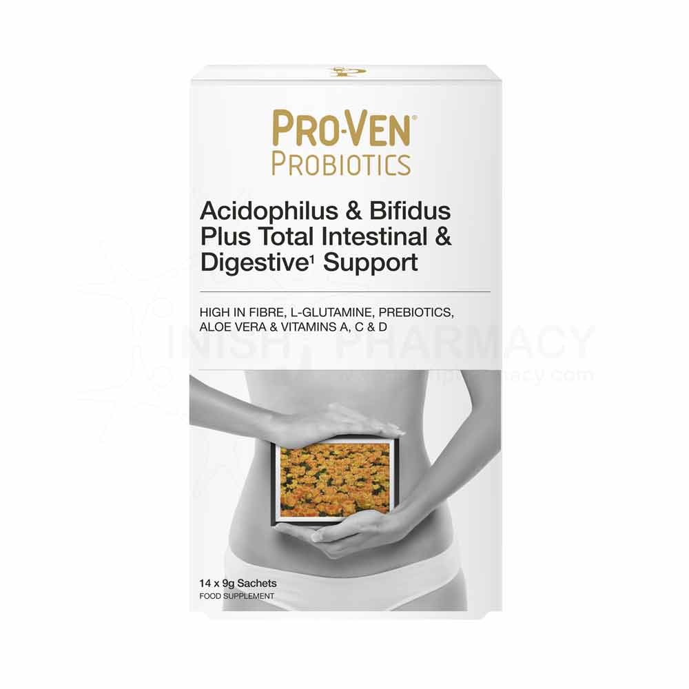 Pro-Ven Probiotics Acidophilus & Bifidus Plus Total Intestinal & Digestive Support Sachets 14 x 9g