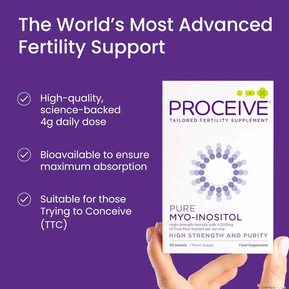 Proceive Pure Myo-Inositol 30 Sachets