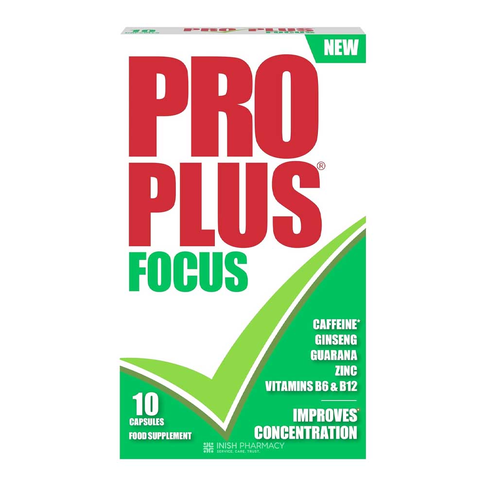 Pro Plus Focus Caffeine Tablets 10 Pack