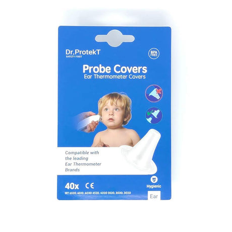 Dr ProtekT Ear Thermometer Probe Covers 40 Pack – a trusted essential for mother and baby care