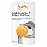 Pro-Ven Probiotics Adult Acidophilus & Bifidus Digestive and Immune Support 25 Billion 30 Capsules