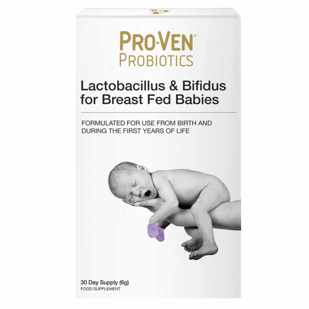 Pro-Ven Probiotics Lactobacillus & Bifidus For Breast Fed Babies 30 Pack