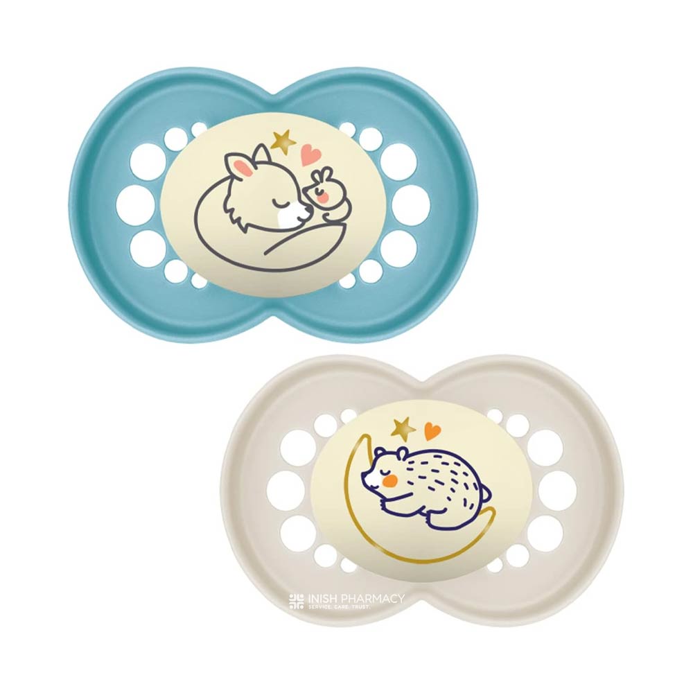 Mam Pure Night 6+M Soother 2 Pack