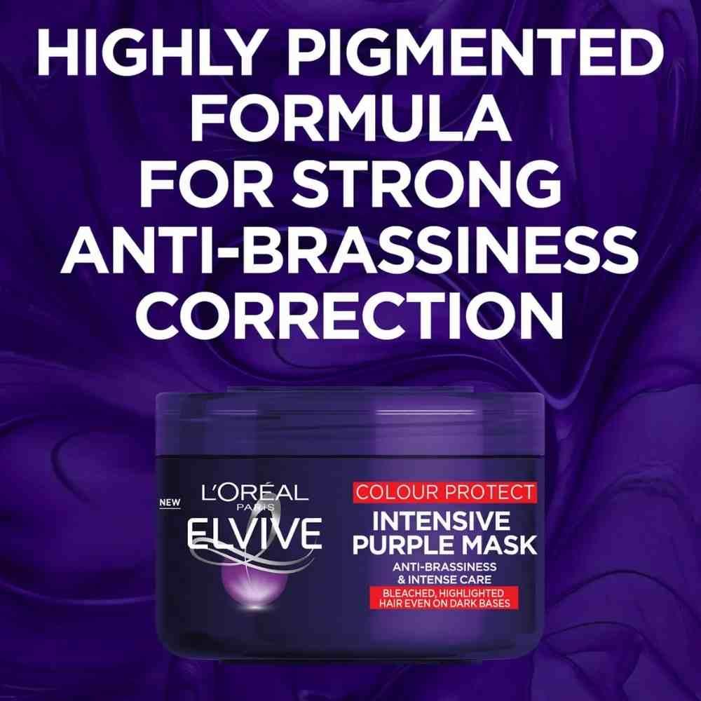 L'Oreal Elvive Colour Protect Purple Mask Conditioner 250ml