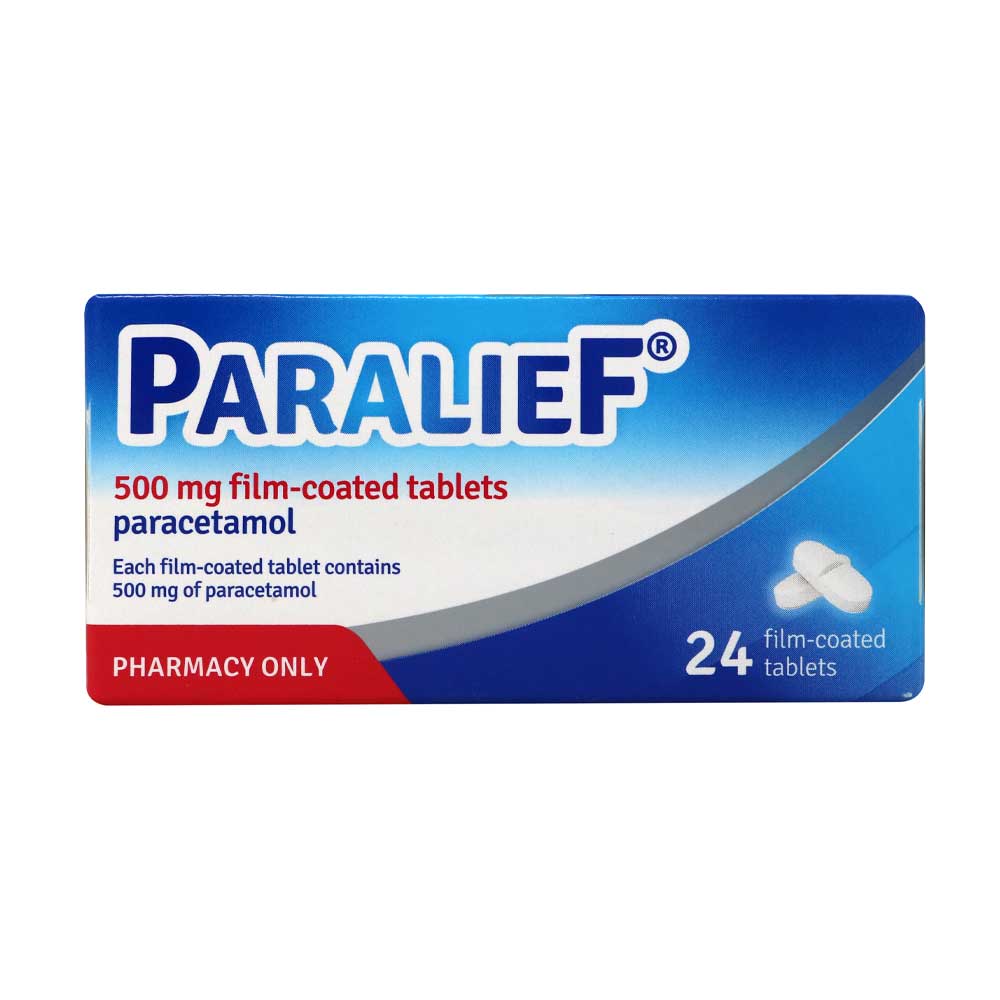 Paralief Paracetamol 500mg Tablets 24 Pack