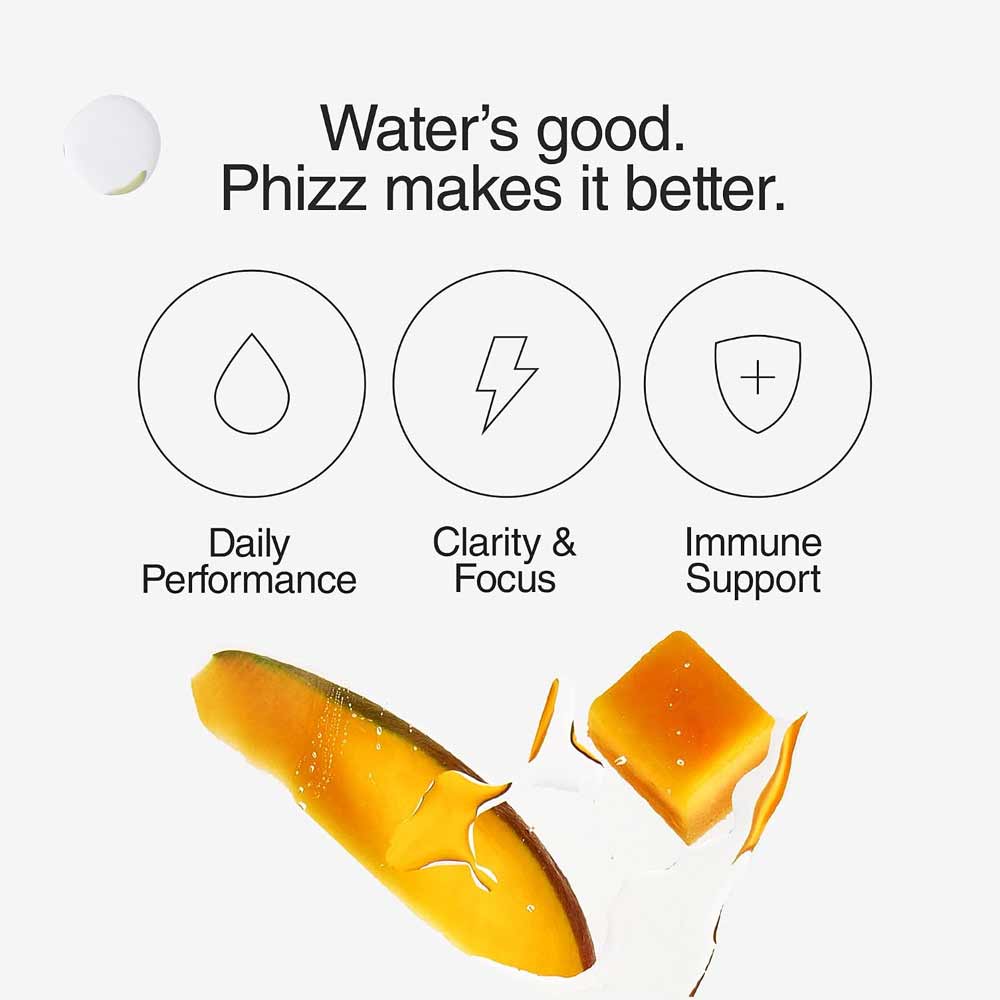 Phizz 3-In-1 Effervescent Mango 20 Pack