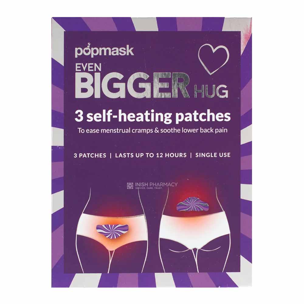 Popmask Even Bigger Soothing Self Heating Patches 3 pack