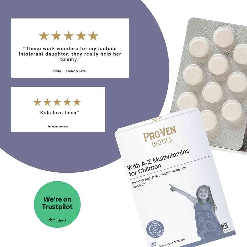 Pro-Ven Biotics A-Z Multivitamins for Children 30 Chewable Tablets