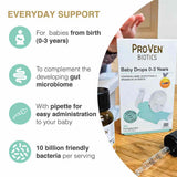 Pro-Ven Biotics Baby Drops 0-3 Years 30 Day Supply 15ml