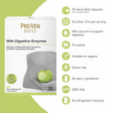 Pro-Ven Probiotics Acidophilus & Bifidus Digestive Enzymes - 30 Capsules