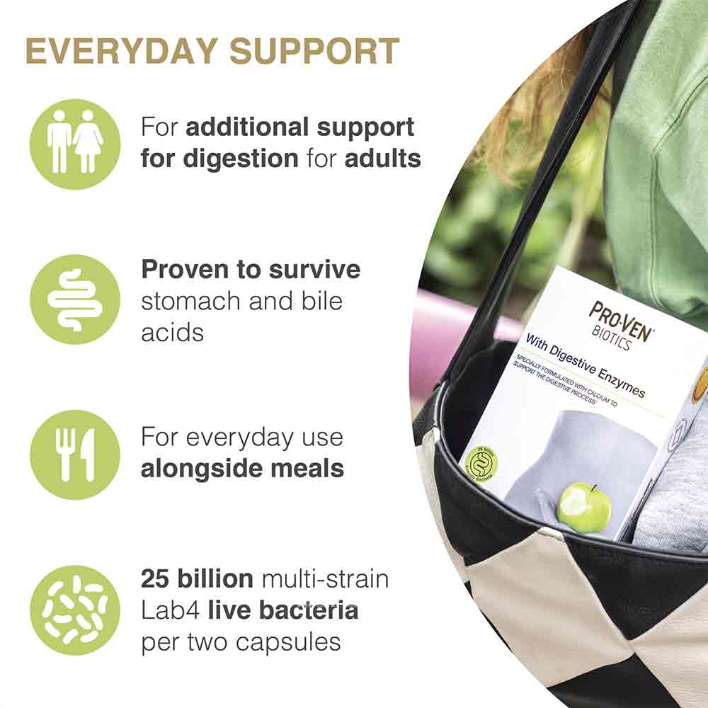 Pro-Ven Probiotics Acidophilus & Bifidus Digestive Enzymes - 30 Capsules