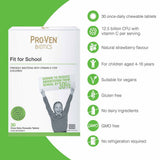 Pro-Ven Probiotics Fit for School 30 Chewable Tablets