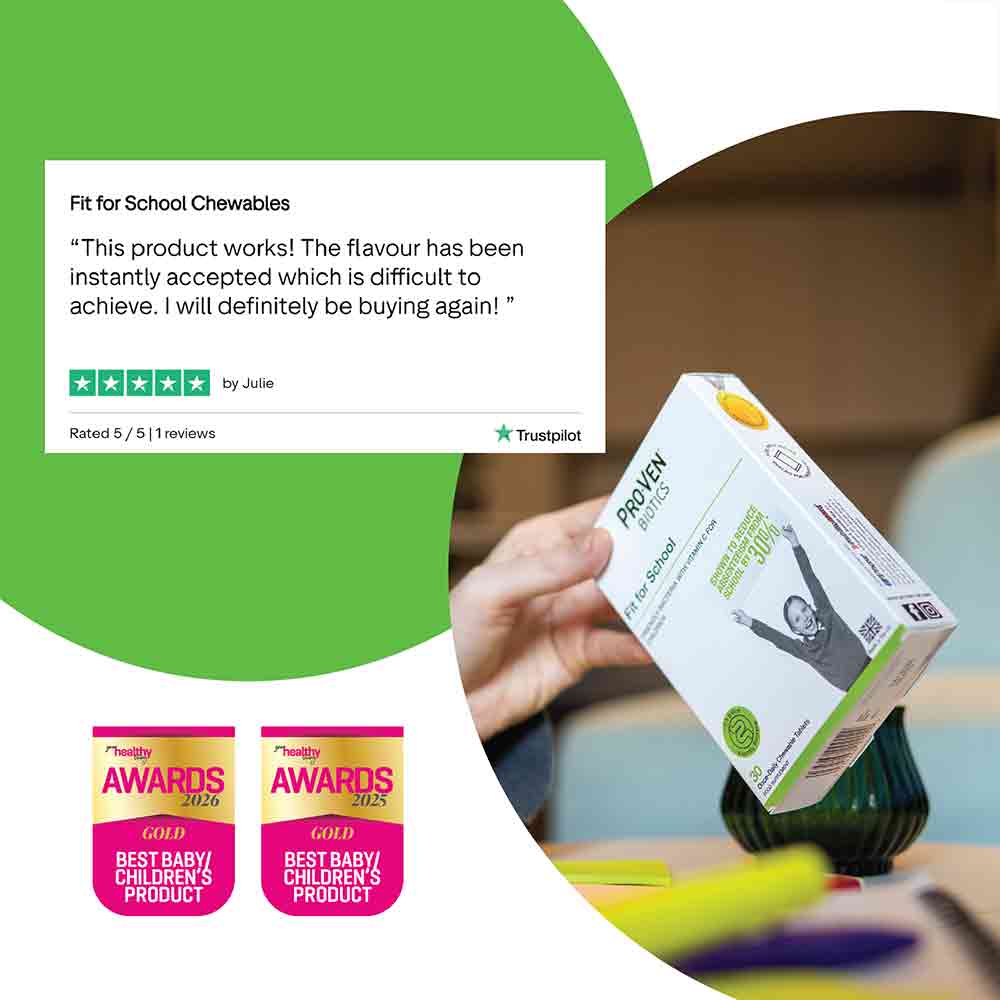 Pro-Ven Probiotics Fit for School 30 Chewable Tablets