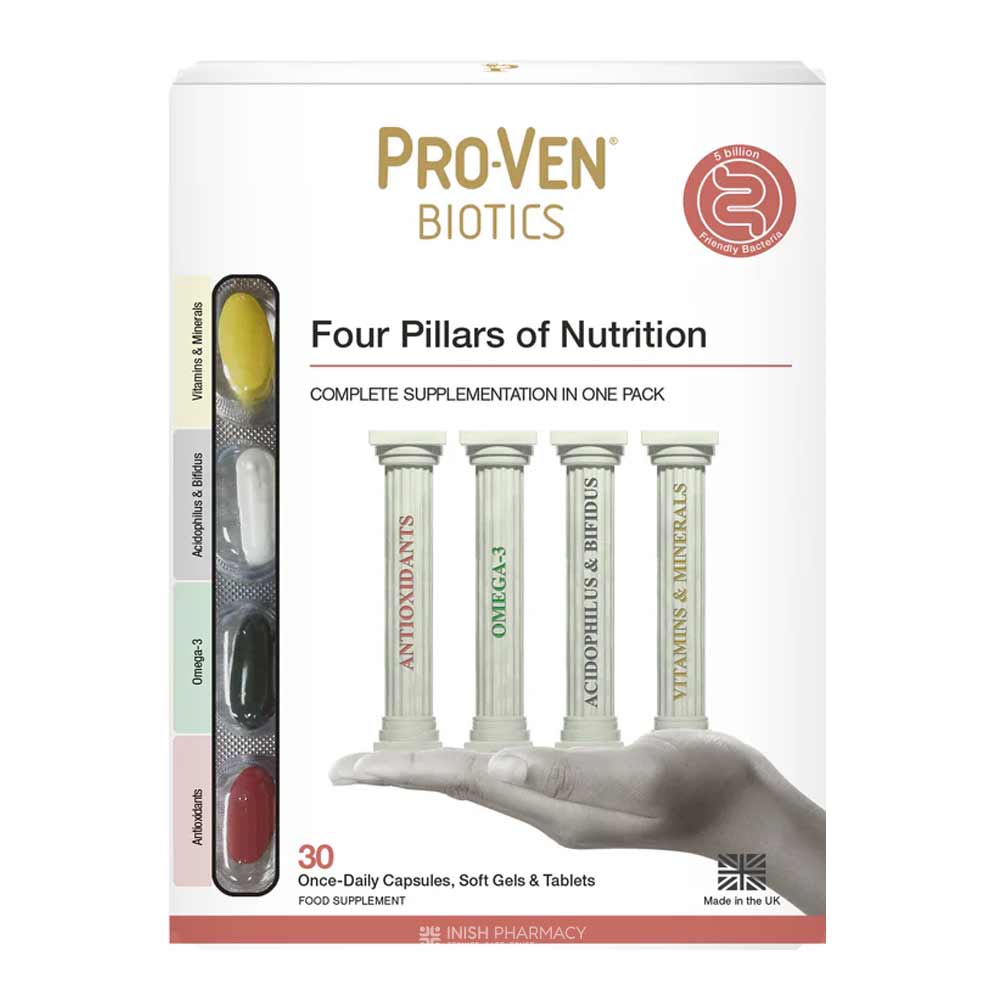 Pro-Ven Probiotics Four Pillars of Nutrition 30 Day Pack