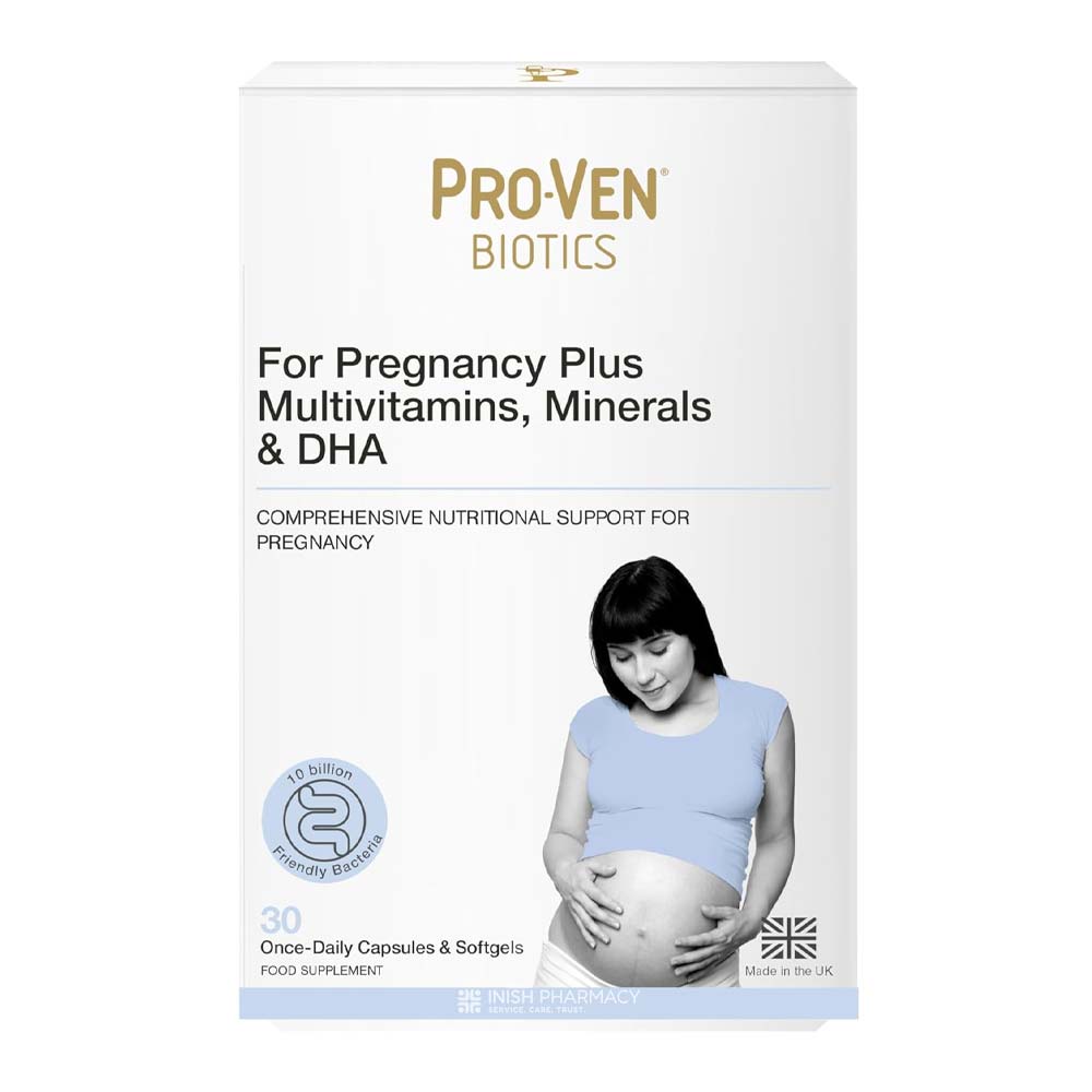 Pro-Ven Probiotics Lactobacillus & Bifidus for Pregnancy Plus Multivitamins – with essential nutrients for pregnancy health