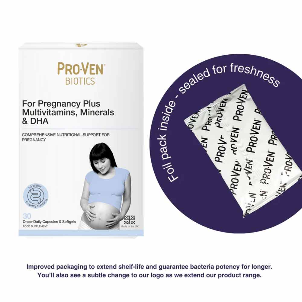 Pro-Ven Probiotics Lactobacillus & Bifidus for Pregnancy Plus Multivitamins